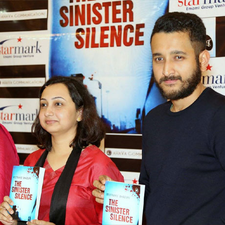 The Sinister Silence' book launch in Kolkata on Dec 16, 2015 at Starmark, South City Mall.